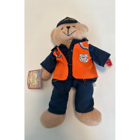 Chantilly Lane U.S. Coast Guard Musical Plush Bear 11" - Picture 1 of 8